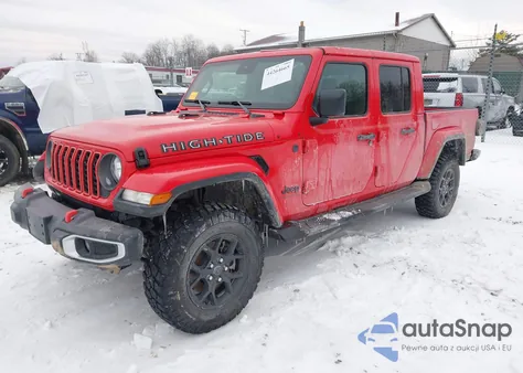 2025 Jeep Gladiator High Tide z USA, uszkodzony, nr VIN 1C6PJTAG9SL542599